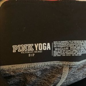 Pink yoga leggings